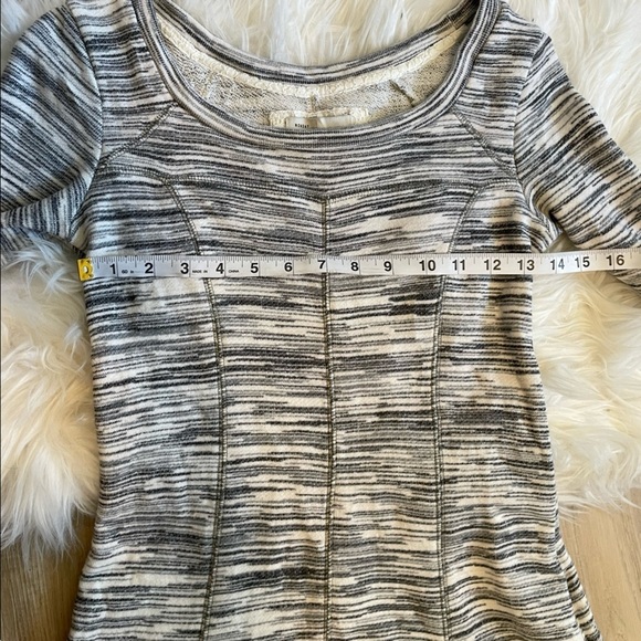 Anthropologie Grey Heathered Sweater Dress - Picture 7 of 9